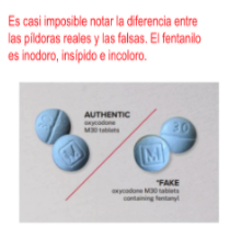 real and counterfeit blue pills
