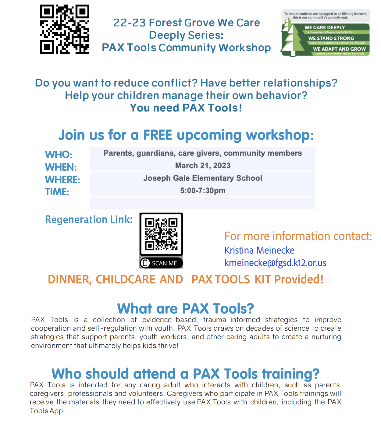 Pax Tools Info Poster